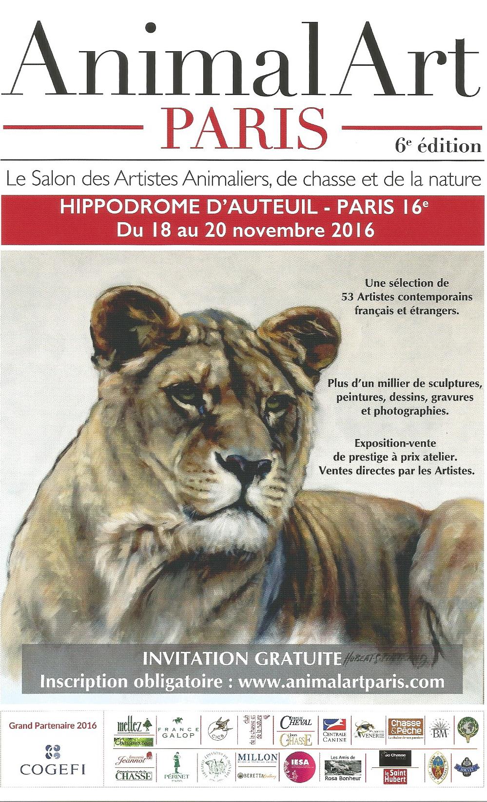 Philippe Gueguen au salon des artistes animaliers