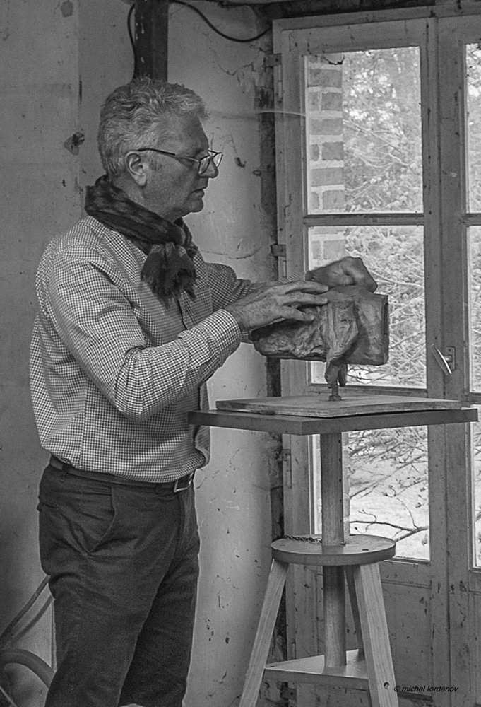 Philippe Gueguen dans son atelier, photo 5