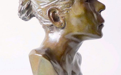 Charlène version lisse, sculpture de Philippe Gueguen