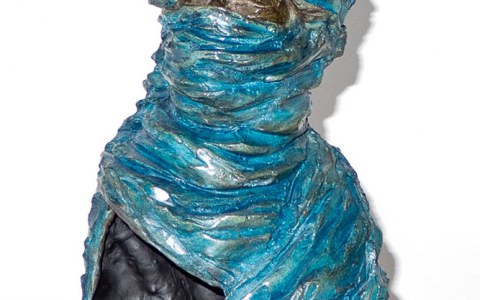 Chèche du Touareg, sculpture de Philippe Gueguen