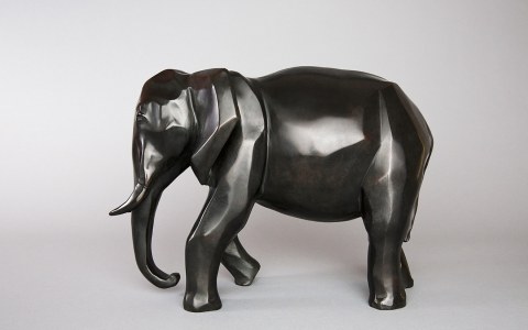 Eléphant, sculpture de Philippe Gueguen