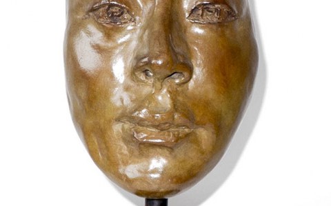 Masque Asiatique, sculpture de Philippe Gueguen