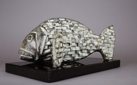 Poisson version 1, sculpture de Philippe Gueguen